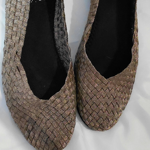 Corkys Metallic Woven Flats - Picture 5 of 6